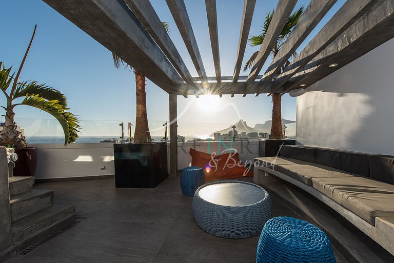 Penthouse à Ipanema avec piscine et vue incroyable