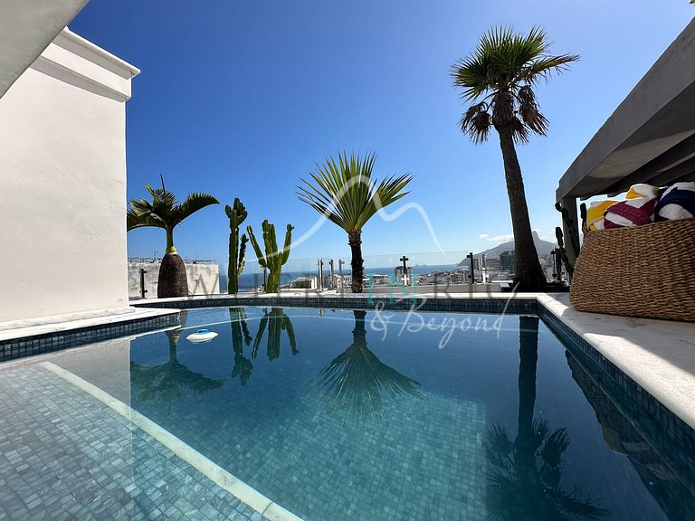 Penthouse à Ipanema avec piscine et vue incroyable