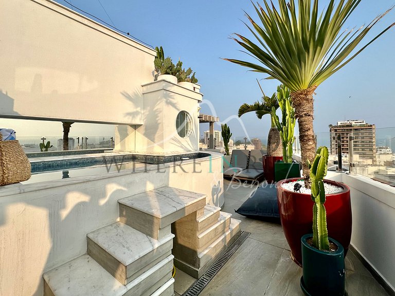 Penthouse à Ipanema avec piscine et vue incroyable