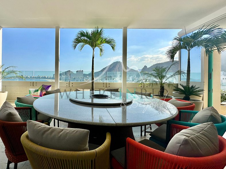 Penthouse avec vue sur l'océan à Copacabana