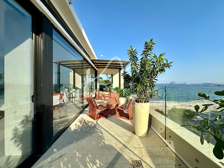 Penthouse avec vue sur l'océan à Copacabana