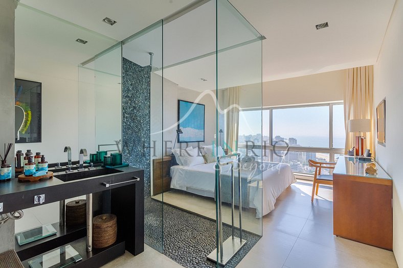 Penthouse de 3 chambres avec la meilleure vue de Rio de Jane