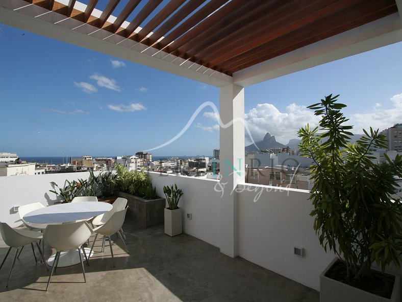 Penthouse de 4 suites avec piscine privée à Ipanema