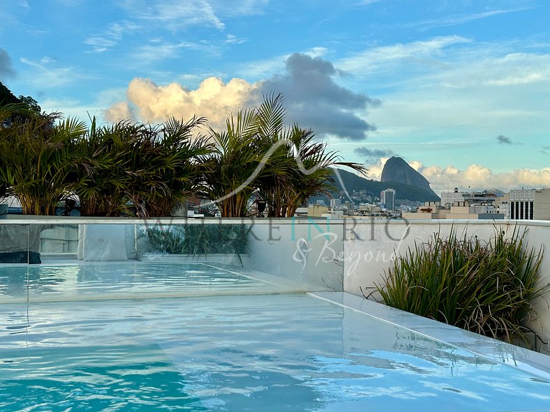 Penthouse de 4 suites avec piscine privée à Ipanema