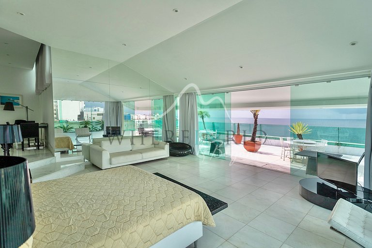 Penthouse de 5 chambres avec vue sur la mer à Copacabana