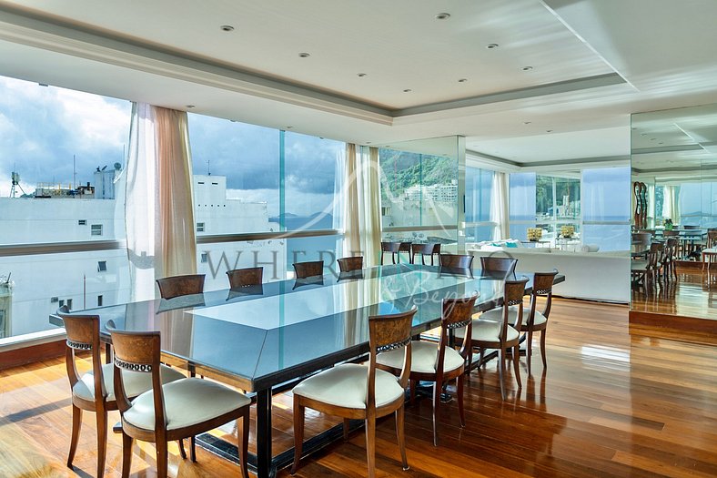 Penthouse de 5 chambres avec vue sur la mer à Copacabana