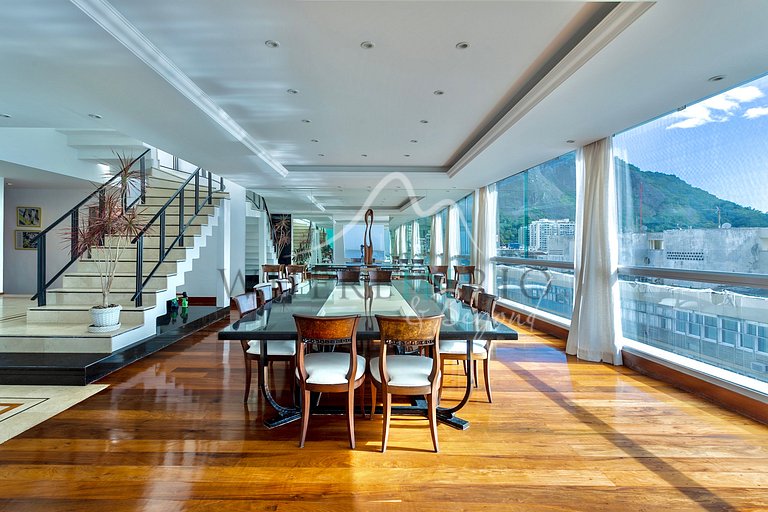 Penthouse de 5 chambres avec vue sur la mer à Copacabana