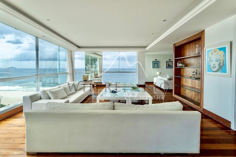 Penthouse de 5 chambres avec vue sur la mer à Copacabana