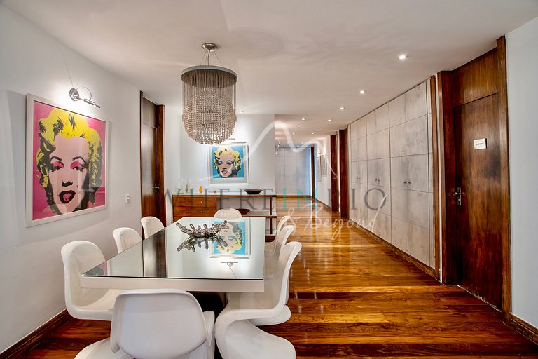 Penthouse de 5 chambres avec vue sur la mer à Copacabana