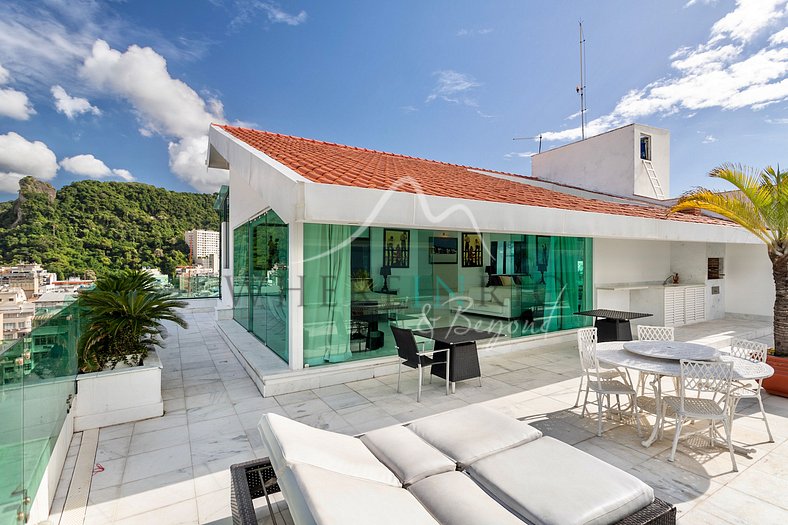 Penthouse de 5 chambres avec vue sur la mer à Copacabana