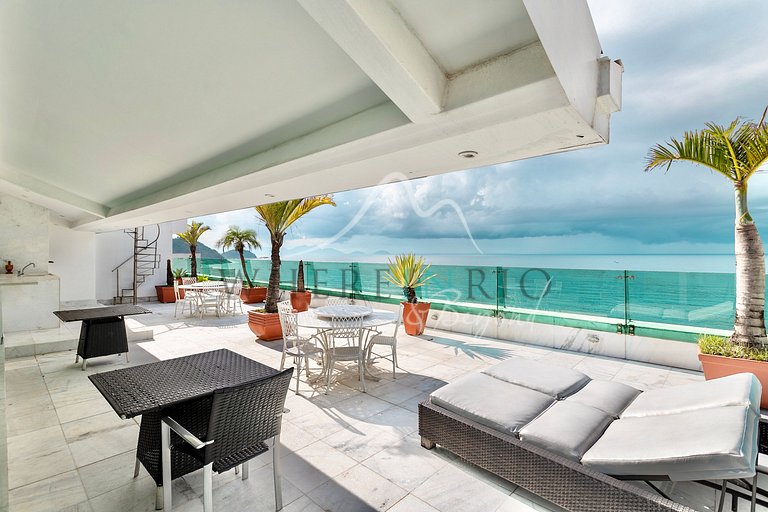 Penthouse de 5 chambres avec vue sur la mer à Copacabana