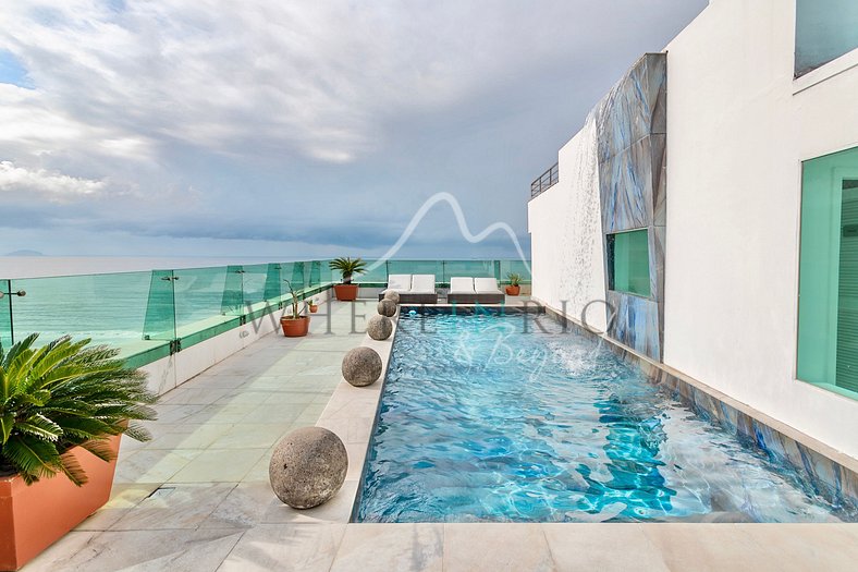 Penthouse de 5 chambres avec vue sur la mer à Copacabana