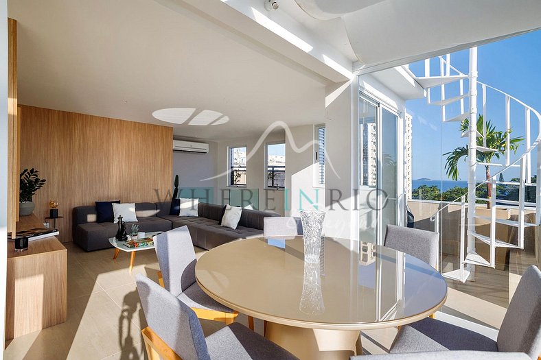 Penthouse de luxe pour location saisonnière à Arpoador