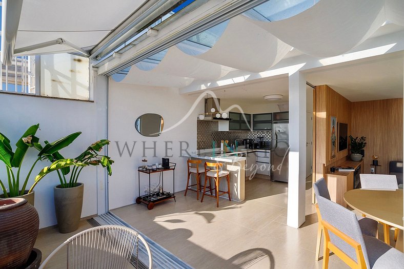 Penthouse de luxe pour location saisonnière à Arpoador