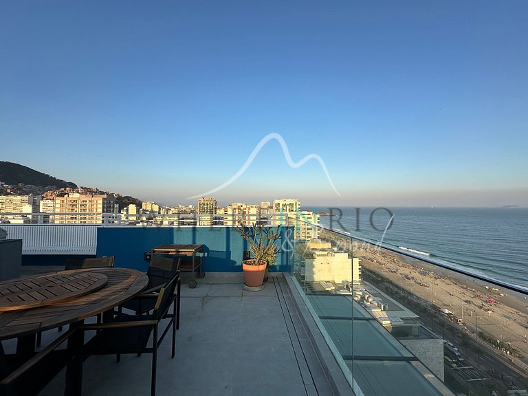 Penthouse Triplex avec Vue sur la Mer à Ipanema