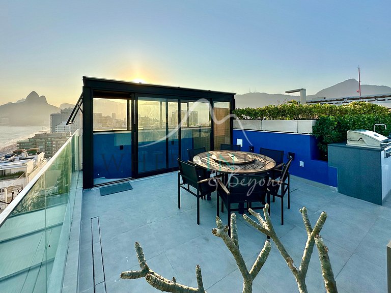 Penthouse Triplex avec Vue sur la Mer à Ipanema