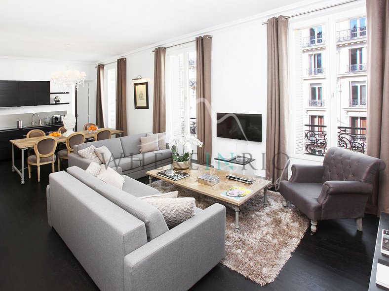 Sophisticated, elegant apartment in Paris