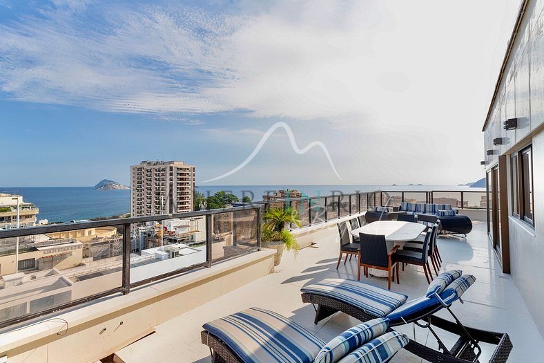 Splendide penthouse de 5 suites avec vue digne d'une carte p