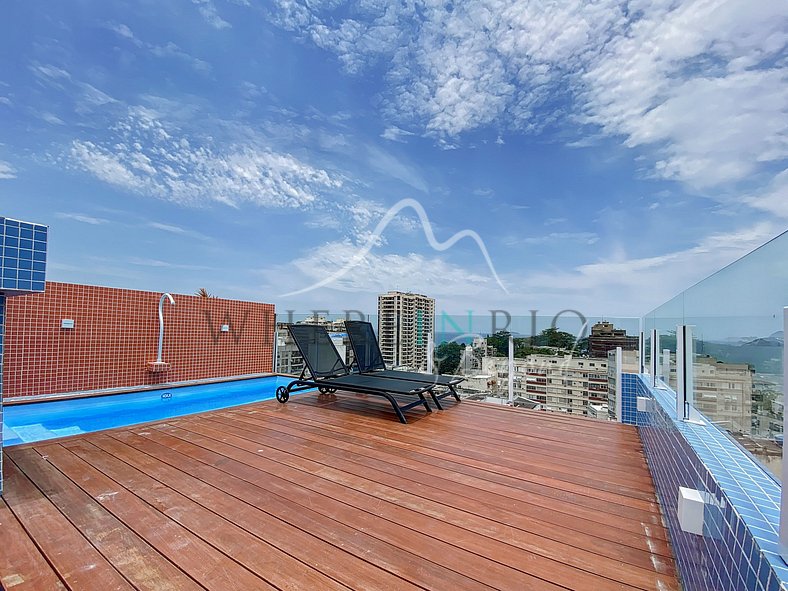 Superbe penthouse avec piscine à Copacabana