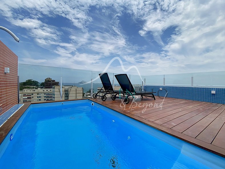 Superbe penthouse avec piscine à Copacabana