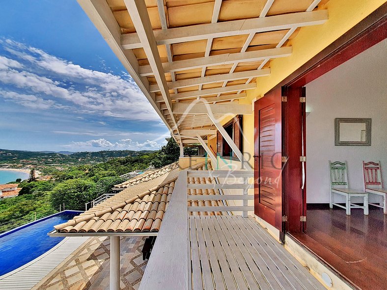 Villa à louer avec piscine et superbe vue à Buzios