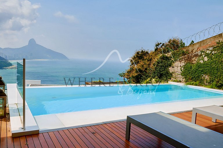 Villa avec vue imprenable sur le Morro dois Irmãos