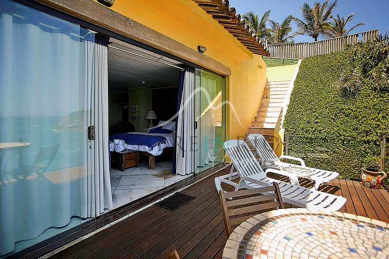 Villa avec vue sur la mer et piscine à débordement à Búzios