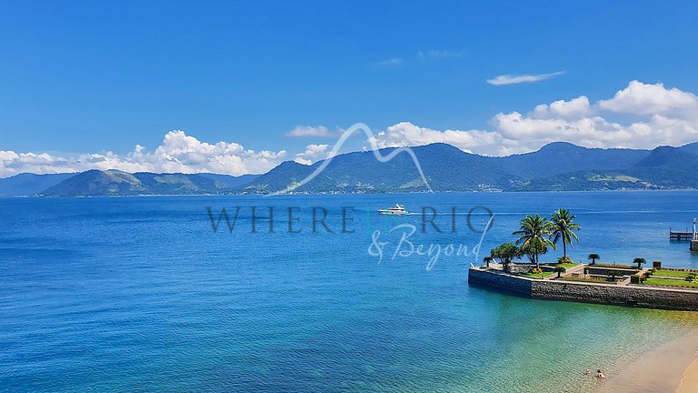 Villa d'exception avec piscine et plage privée à Angra dos R